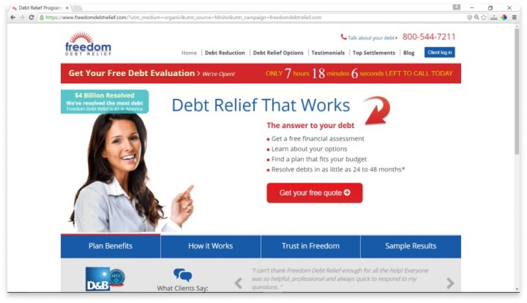 dom debt relief ratings